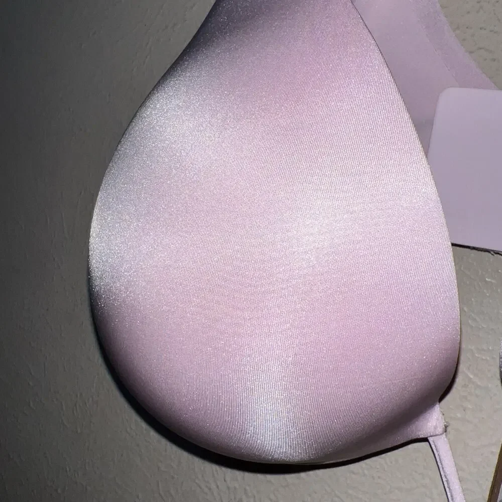 Skims Ultimate Deep V Push Up Bra Size 38DDD Cherry Blossom Pink NWT - Picture 3 of 12